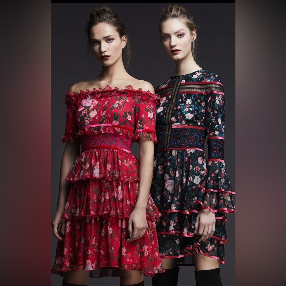 Tadashi Shoji LENOIR DRESS size 14 - Picture 2 of 8
